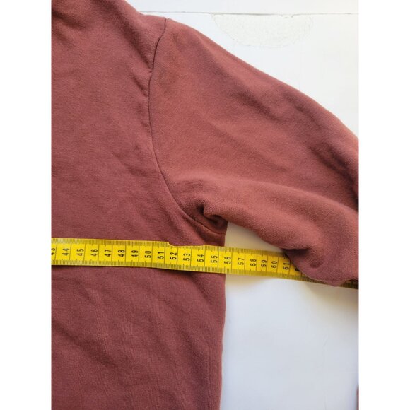 Aerie Offline Brown Long Sleeve Hooded Sweatshirt Size M Active Wear Athletisure - Picture 7 of 10